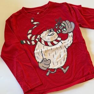 H&M Size 5T/6 Christmas Long Sleeve Tee